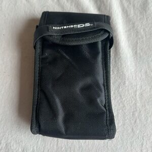 Nintendo DS Black Vintage Official Nintendo Soft Carrying Case EUC
